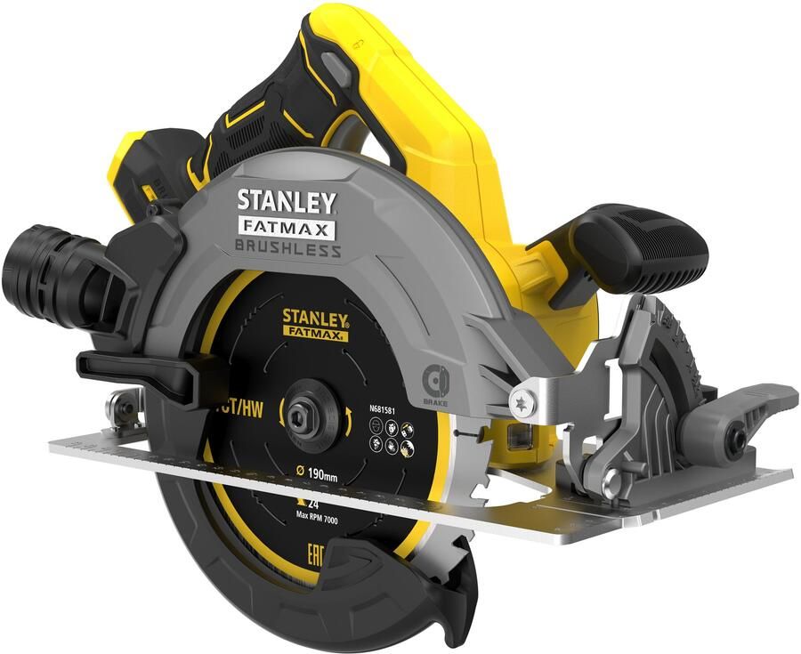 Stanley Powertools Stanley FATMAX SFMCS550B 18V Brushless Accu Cirkelzaag | 190MM | Body SFMCS550B-XJ