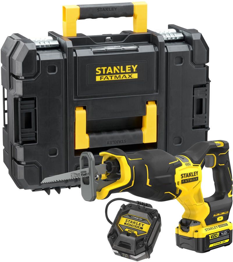Stanley Powertools Stanley Reciprozaag SFMCS311M1T-QW | V20 | 18V | Incl. 4.0Ah accu en lader SFMCS311M1T-QW
