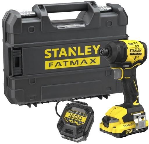 Stanley Powertools Stanley Slagschroevendraaier SFMCF811D1T-QW | Brushless | V20 | 18V | In Prostack koffer | Incl. 1x 2.0Ah accu en lader SFMCF811D1T-QW