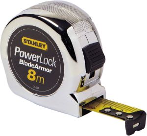 Stanley Rolbandmaat Powerlock Blade Armor 8m 25mm 0-33-527
