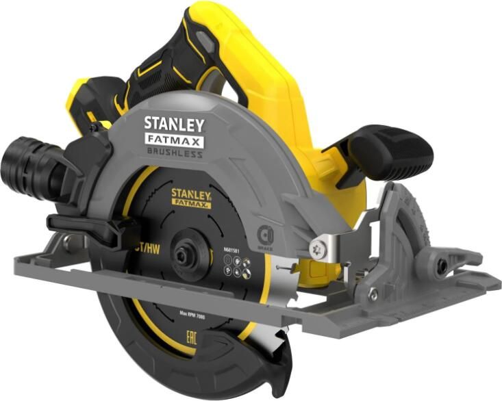 Stanley Cirkelzaag SFMCS551B-XJ | Brushless | V20 | 18V | 190mm | Zonder accu en lader SFMCS551B-XJ
