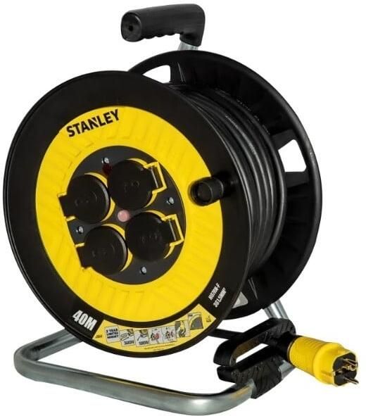 Stanley Kabelhaspel 40m Schuko H07RNF 3x1.5 mm² (Type C) STA278111