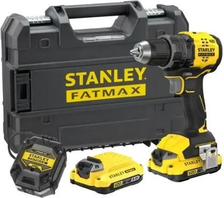 Stanley Schroefboormachine SFMCD714D2T-QW | Brushless | V20 | 18V | Prostack koffer | Incl. 2x 2.0Ah accu en lader SFMCD714D2T-QW