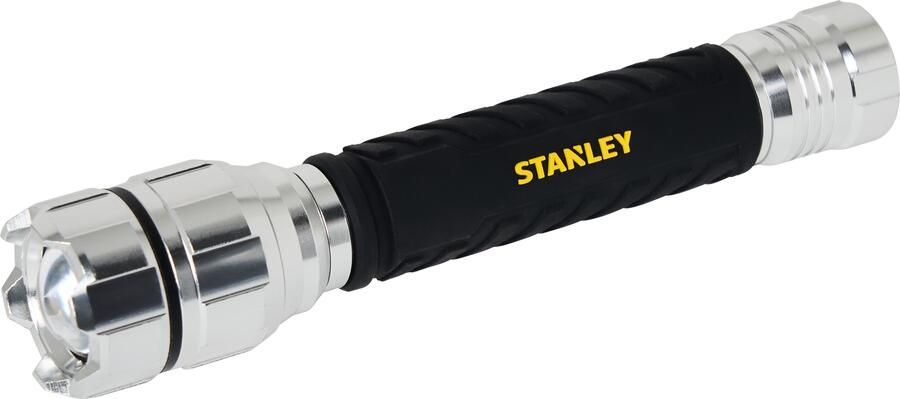 Stanley SXLS43183E LED Zaklamp | 500 Lumen | 100 m Bereik | Incl. 2x AA Duracell Batterijen SXLS43183E