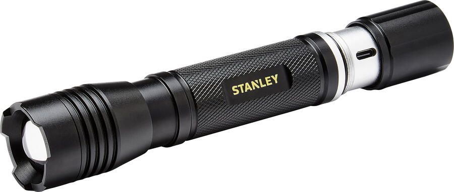 Stanley SXLS50104E Oplaadbare LED Zaklamp | 650 Lumen | Verstelbare Focus SXLS50104E