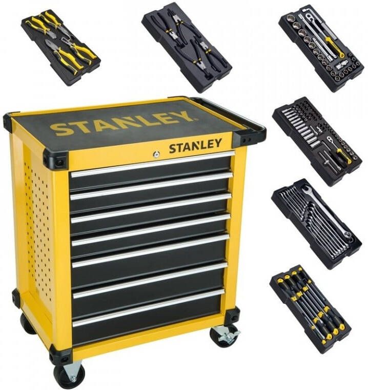 Stanley STHT6-80827 Transmodule Gereedschapskar 7 Laden gevuld met 6 modules STHT6-80827