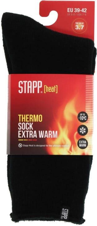 Stapp Heat Unisex Socks 1- Pack 70101 | Zwart 6990 | 8721198028974