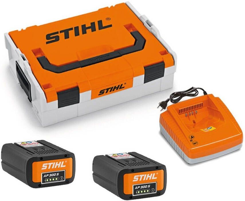 Stihl Battery-Box | 2x Accu AP 300 S + 1x AL 500 Snellader 48502000034