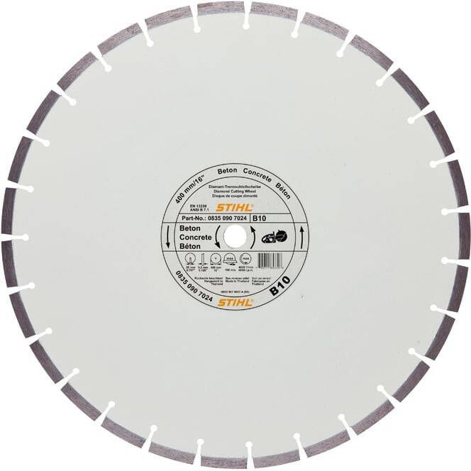 Stihl Doorslijpschijf D-B80 | 350 mm 8350907056