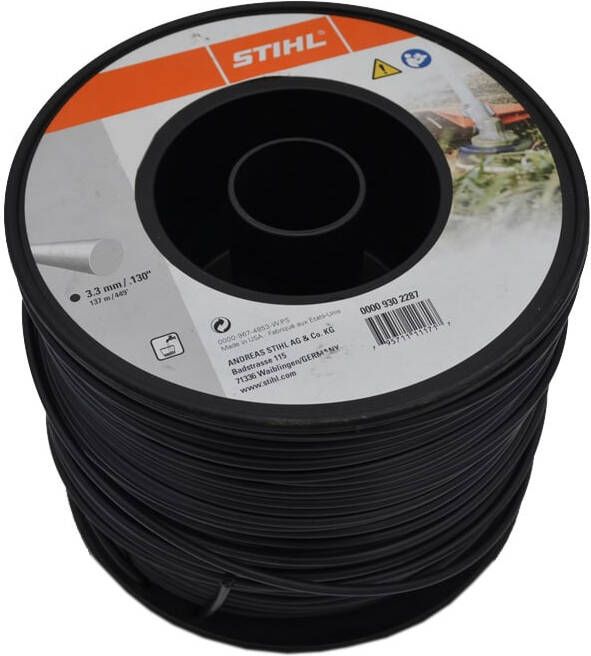 Stihl Maaidraad rond Ø 3 mm x 137 0 m Zwart 9302287