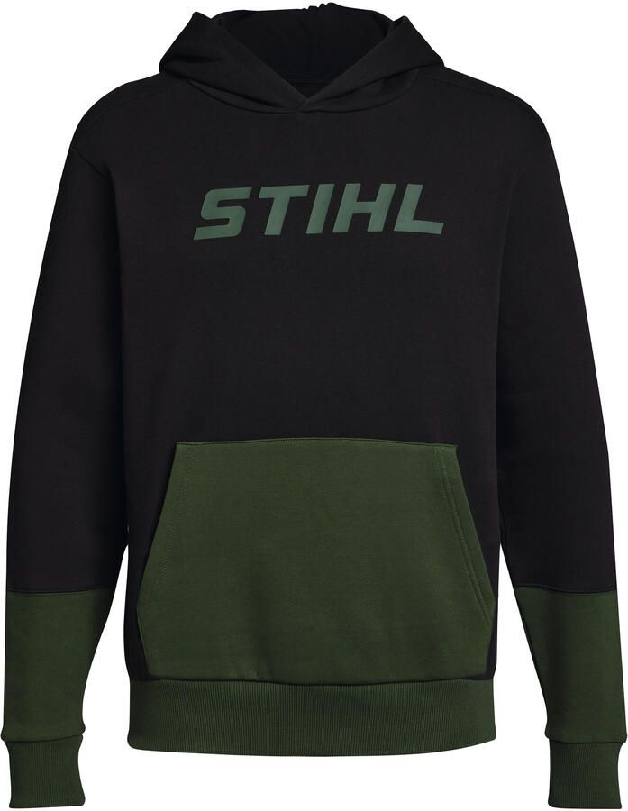 Stihl Accessoires Hoodie SZ XS COLORBLOCK POCKET groen 04214001444