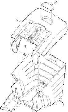 Stihl Accessoires | Onderdeel | Bovenste deel Grasopvangbox 6320 760 2110
