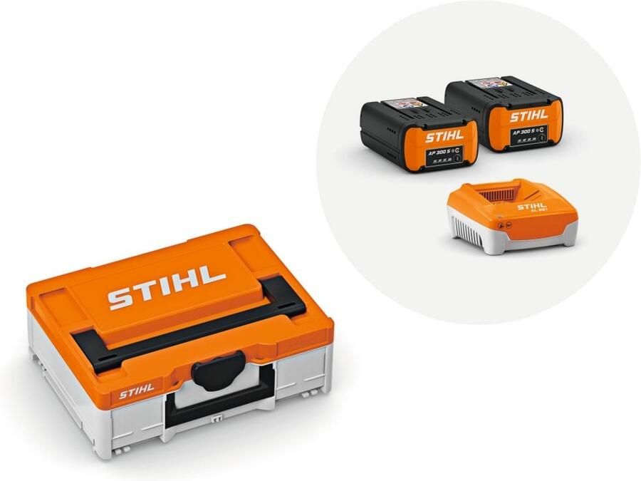 Stihl Accessoires Power Box Premium | 2x AP300S en 1x AL501 oplader 48502000035