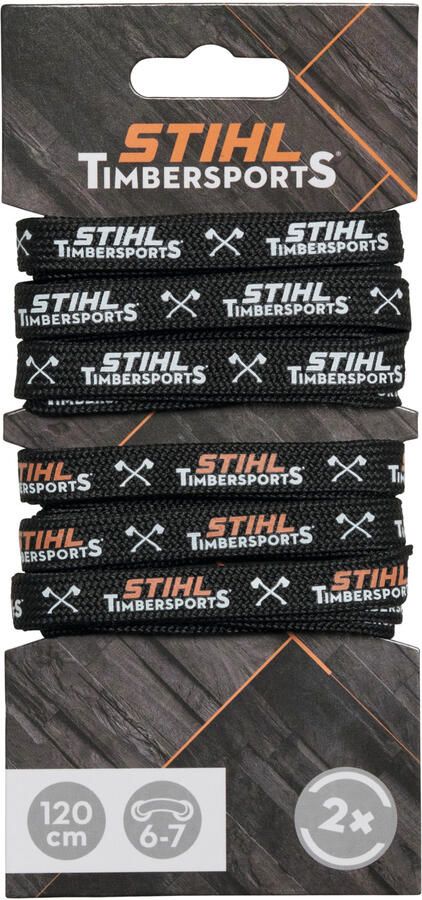 Stihl Accessoires Schoenveter 2-voudige set TIMBERSPORTS zwart 04216000211
