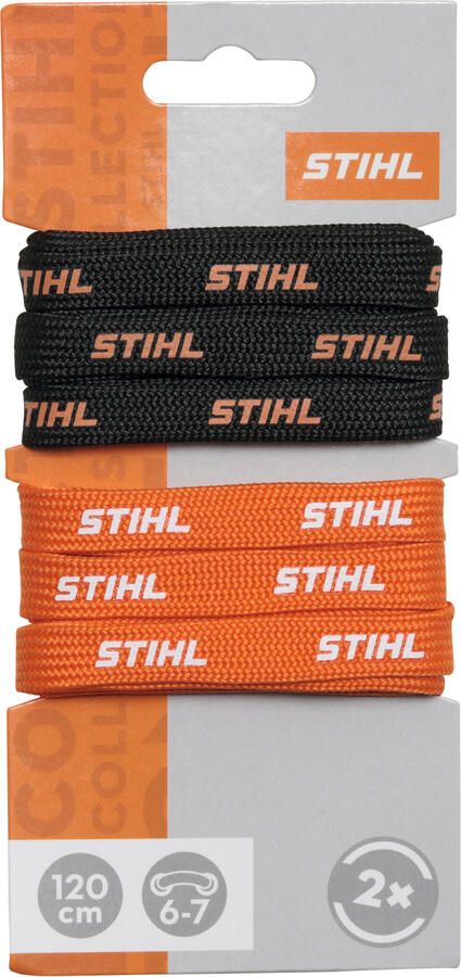 Stihl Accessoires Schoenveter 2-voudige set zwart 04216000212