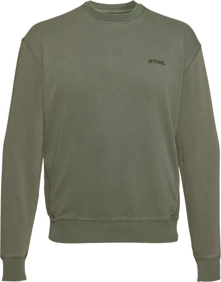 Stihl Accessoires Sweat shirt SZ M PIGMENT DYE OLIV olive 04213011452