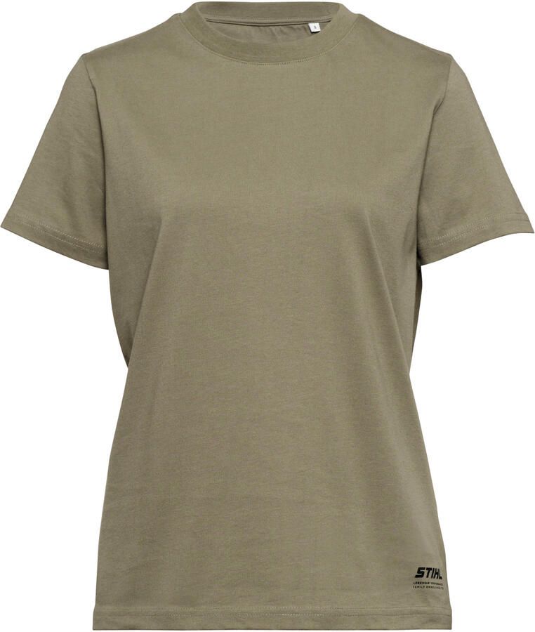 Stihl Accessoires T-shirt SZ M Dames SUSTAINABLE BASIC groen 04213008142