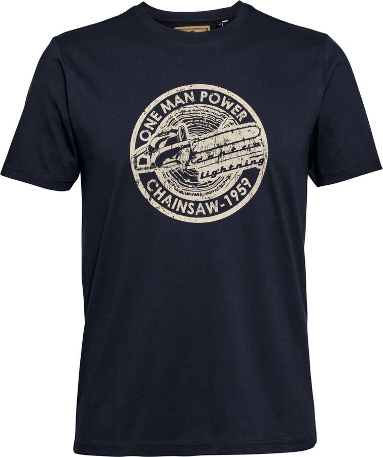 Stihl Accessoires T-shirt SZ M CONTRA 59 blauw 04213007652