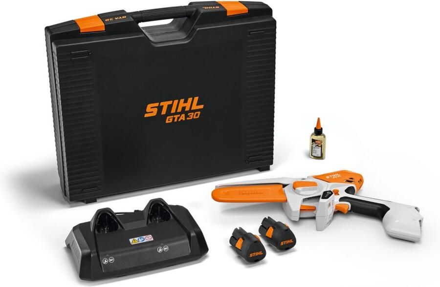Stihl GTA 30 SET Mini Accu Kettingzaag | Incl. 2x 2.0Ah AS accu en AL 5-2 lader GA050116910