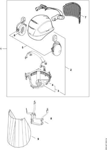 Stihl Oorkappen H510P3 (tot ca. 106 dBA) 8840400