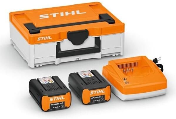 Stihl Powerbox Extrem | 2x Accu AP 500 S + 1x AL 501 Snellader EA012000002