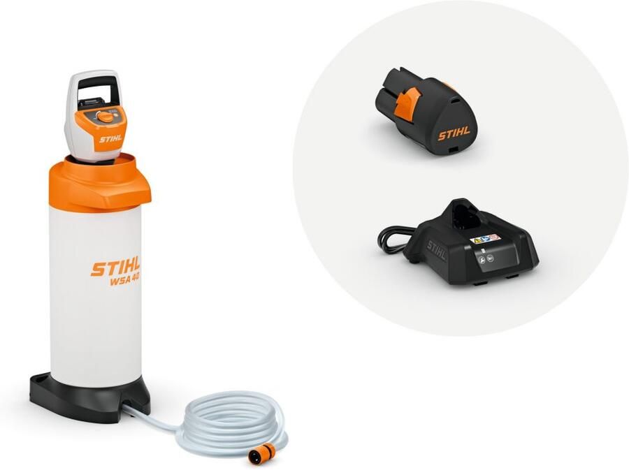 Stihl WSA 40.0 SET Drukwatervat | 10 L | Incl. 1x 2.0Ah AS 2 accu en AL 1 lader SA090118510