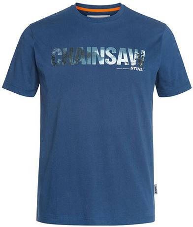 Stihl T-shirt "Chainsaw" Blauw L 4640020756