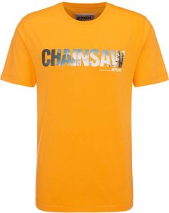 Stihl T-shirt "Chainsaw" | Oranje | Maat L 4640020556