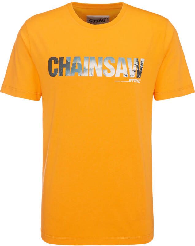 Stihl T-shirt "Chainsaw" | Oranje | Maat XXL 4640020564