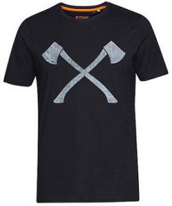 Stihl T-shirt S | Axe Wood | Maat S | Zwart 4205002348