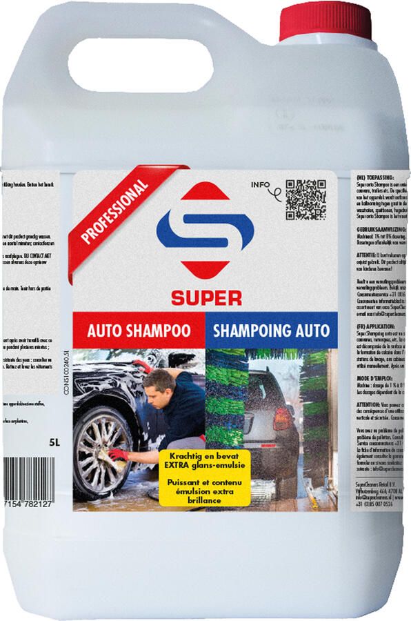 SuperCleaners Autoshampoo 5 liter CONS100240.5L