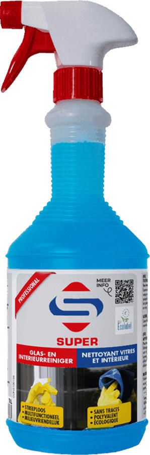 SuperCleaners Glas- en interieurreiniger Eco 1 liter CONS100156