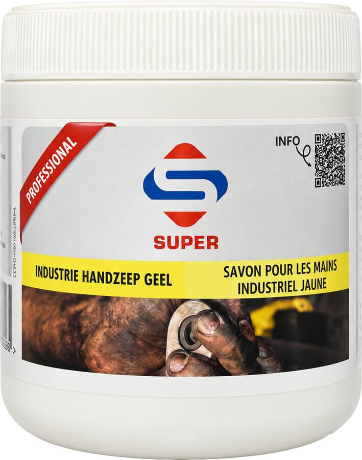 SuperCleaners Industriehandzeep geel 600 ml CONS100160.600ML