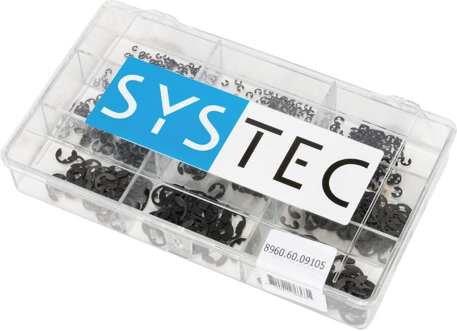 Systec Assortimentsdoos 9-Vaks Asborgring Blank Din6799 8960.60.09105