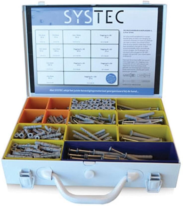 Systec Assortimentskoffer Nylon Plug & Slagplug 8960.60.30306