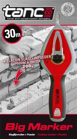 TancCo BigMarker slaglijnmolen 30m(1 5) + 200gr rood set 3210019