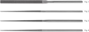 TCE Hardchroom diamant naaldvijl extreem slank NFE 2862RT D107 17111095