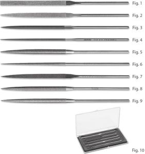 TCE Hardchroom diamant naaldvijl NF 2122 D107 17111015