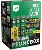 Tec7 Combipack FoamTack Pro | 10 x FoamTack Pro lijmschuim + Cleaner + Pistool 670999000