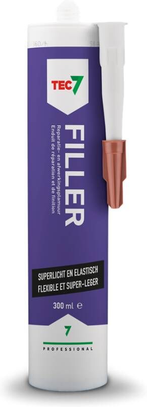 Tec7 Filler patroon Alles-in-één vulmiddel en afwerkingsplamuur 300ml 601106000