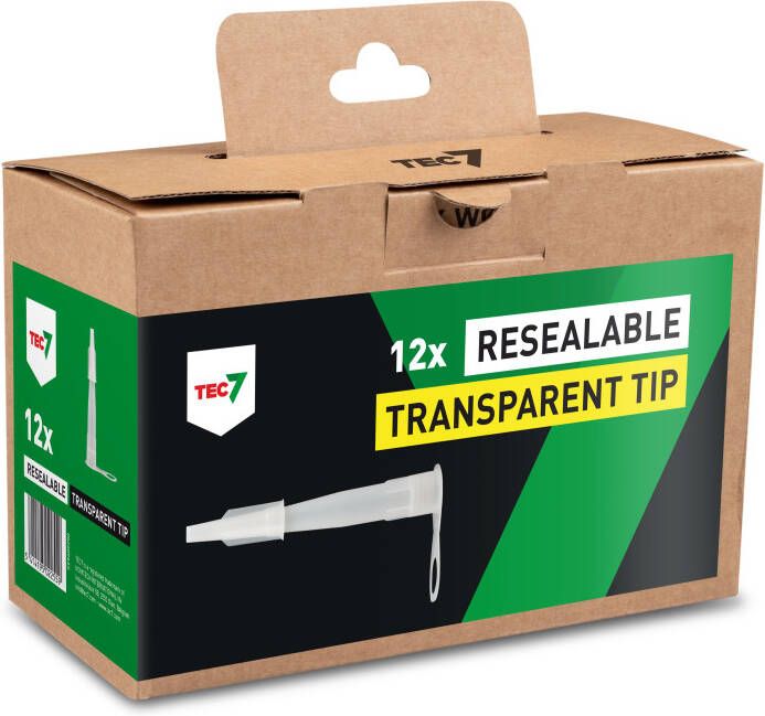 Tec7 Hersluitbare Hangtuit Transparant (doosje 12 stuks) 599409290