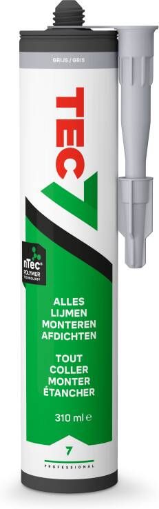Tec7 patroon Universele kit 310ml Grijs 535306000