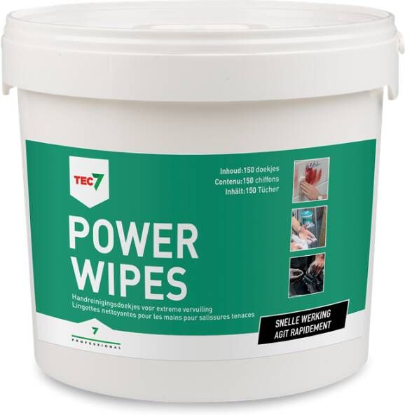 Tec7 Powerwipes Reinigingsdoekjes 150 doekjes 467035000