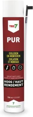 Tec7 PUR | Isolatie- en montageschuim | 750ml 670001000