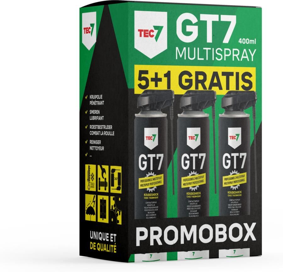 Tec7 GT7 Multifunctionele spray | 400ml & Cobra (5+1 gratis) 230997000