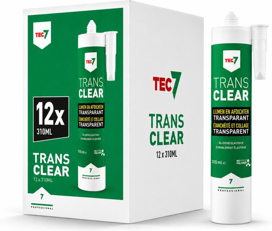 Tec7 Tecryl Professionele schilderskit patroon 310ml Wit 12st 528100000-1
