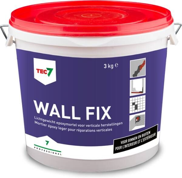 Tec7 Wall Fix | Lichtgewicht epoxymortel | Emmer 3kg 602830000