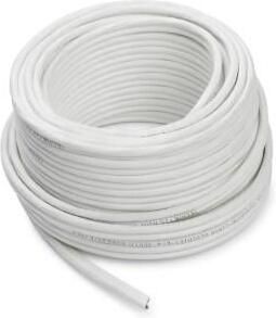 Technetix CAT6 UTP COAX-18 Gecombineerde Installatiekabel Wit Eca 20 m | 1 stuks TN-CAT6C18-20M