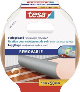Tesa Dubbelzijdig tapijttape | lengte 10 m | breedte 50 mm wiel | 6 stuks 55731-00011-11