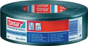 Tesa Weefseltape | zilver | lengte 50 m | breedte 48 mm wiel | 1 stuk 04663-00007-02